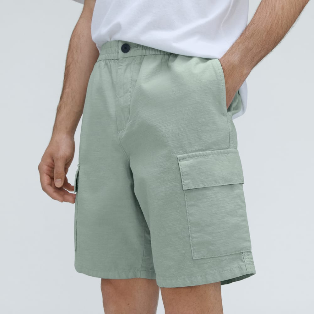 The Cotton Linen Short | White Sage