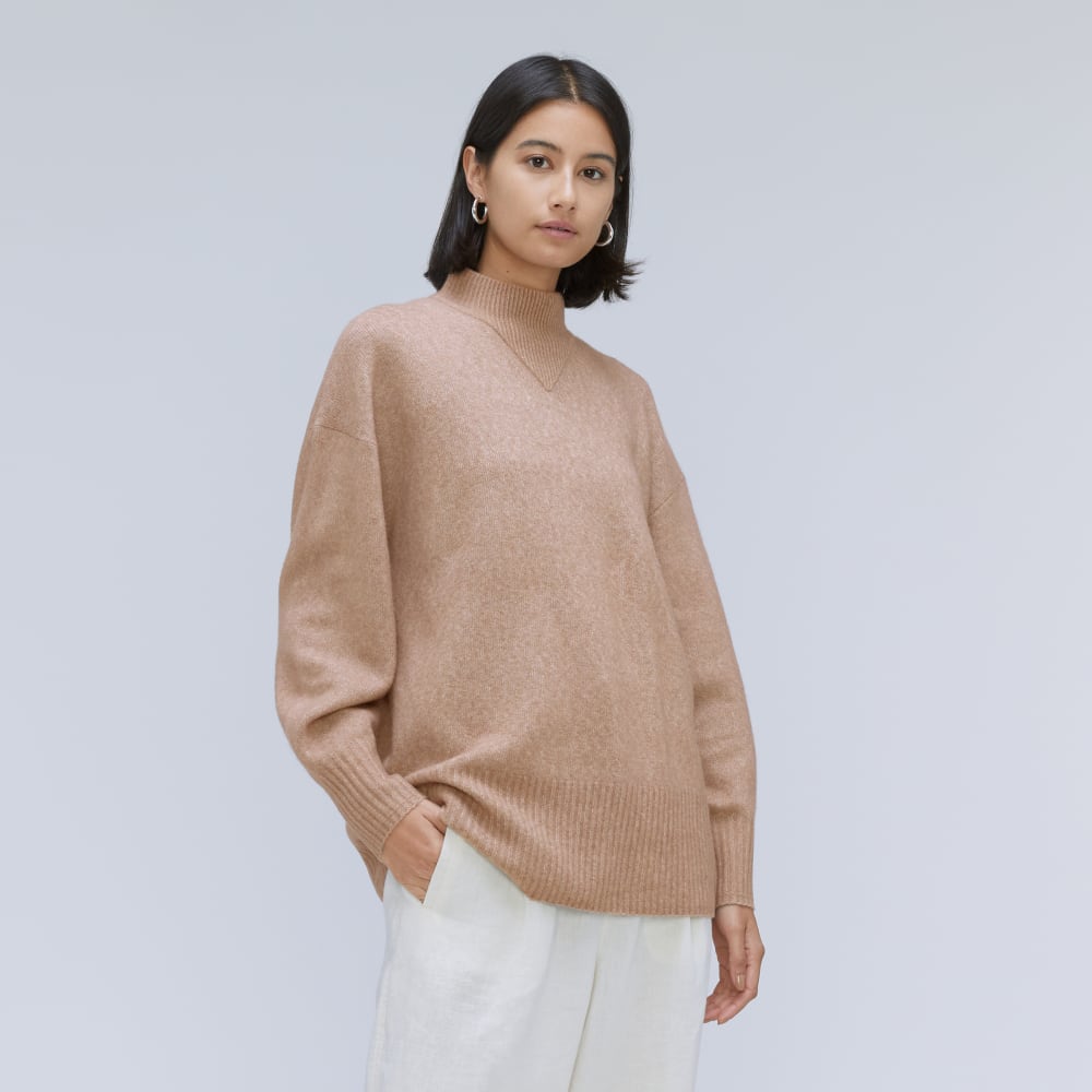 The Cozy-Stretch Pullover | Taupe Grey