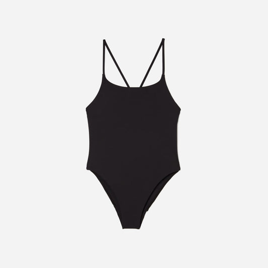 The String One-Piece | Black