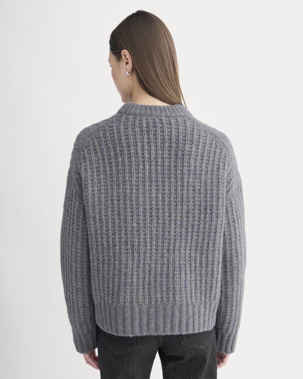 Waffle Sweater in Cloud | Blue Multi Twist