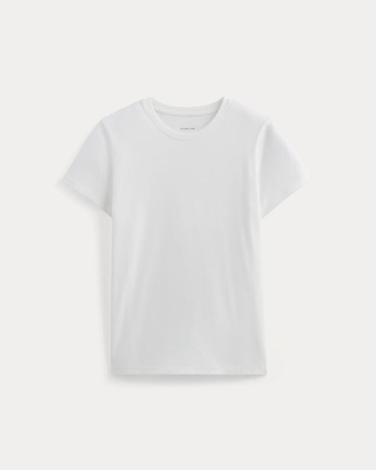 The Slim Crew in Essential Cotton | White