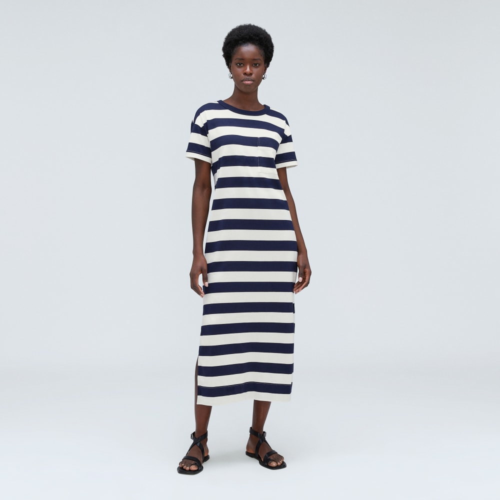 The Organic Weekend Maxi Dress | Navy / Canvas
