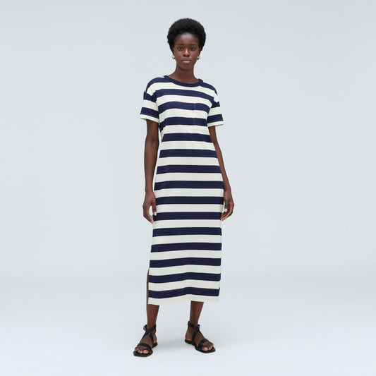 The Organic Weekend Maxi Dress | Navy / Canvas