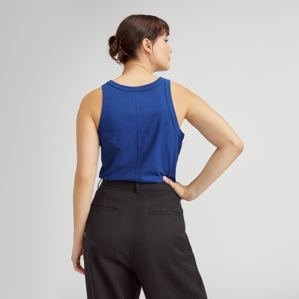The Tank in Essential Cotton | Mazarine Blue