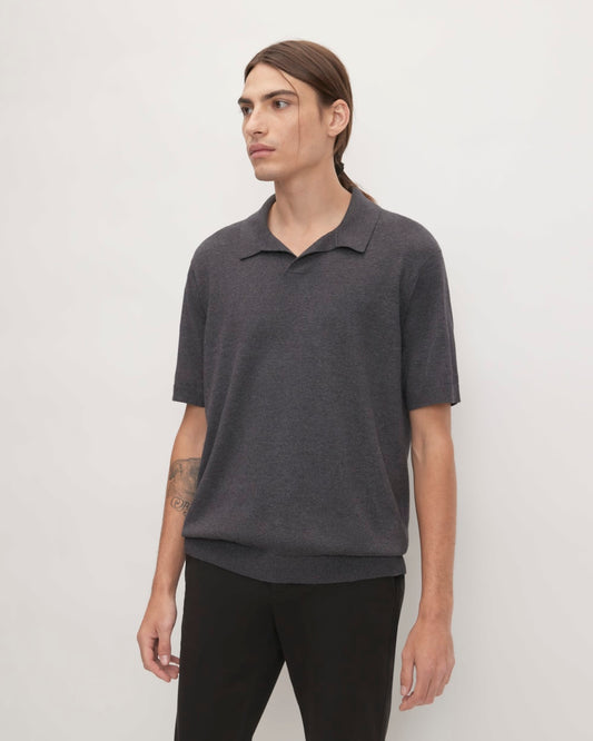 The No-Sweat Polo | Heather Ash