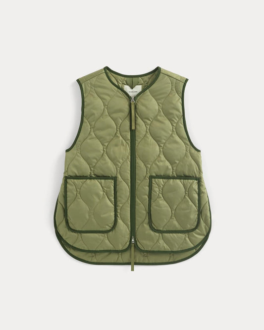ReNew Quilted Vest | Lichen Green