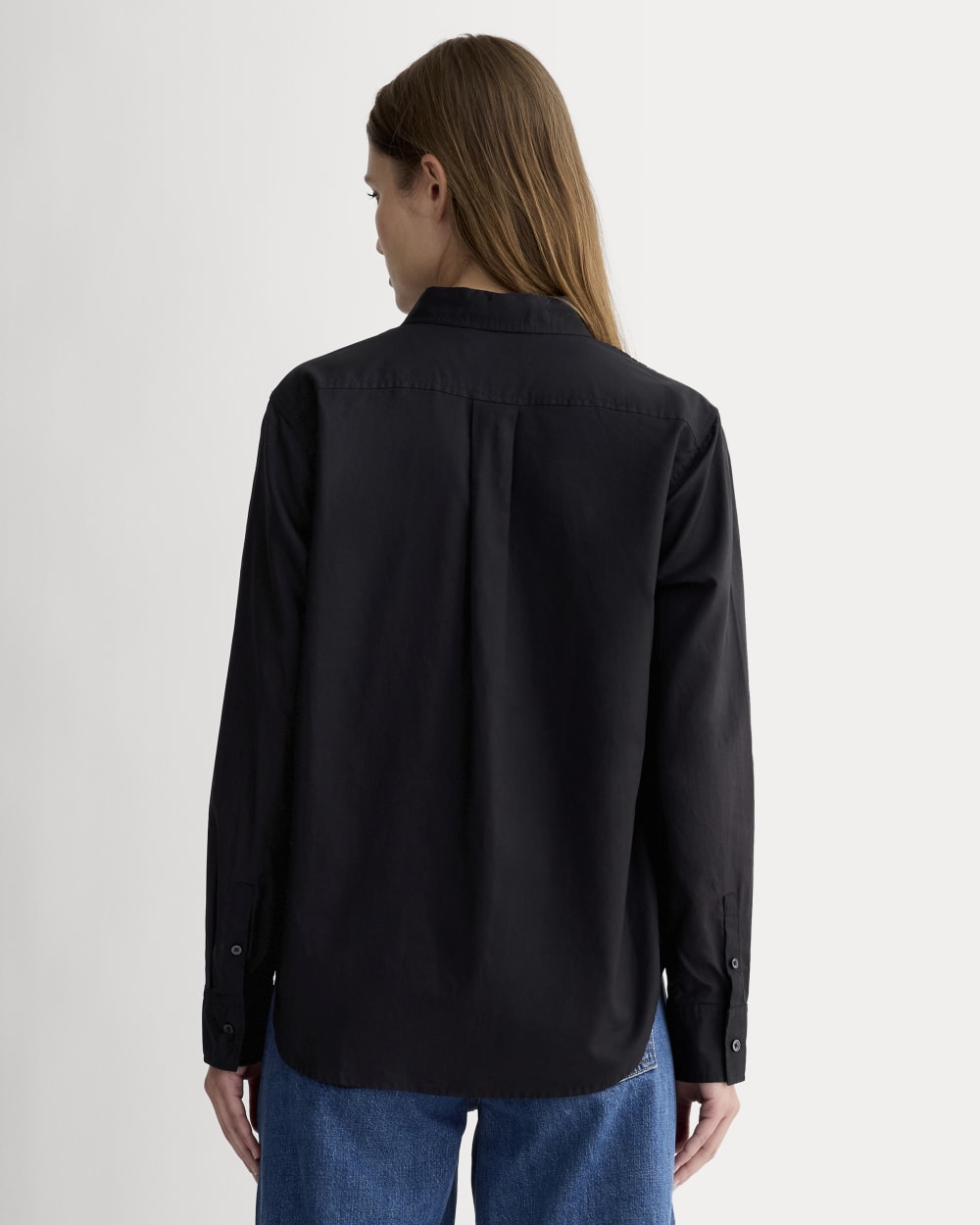 The Must-Have Shirt in Silky Cotton | Black