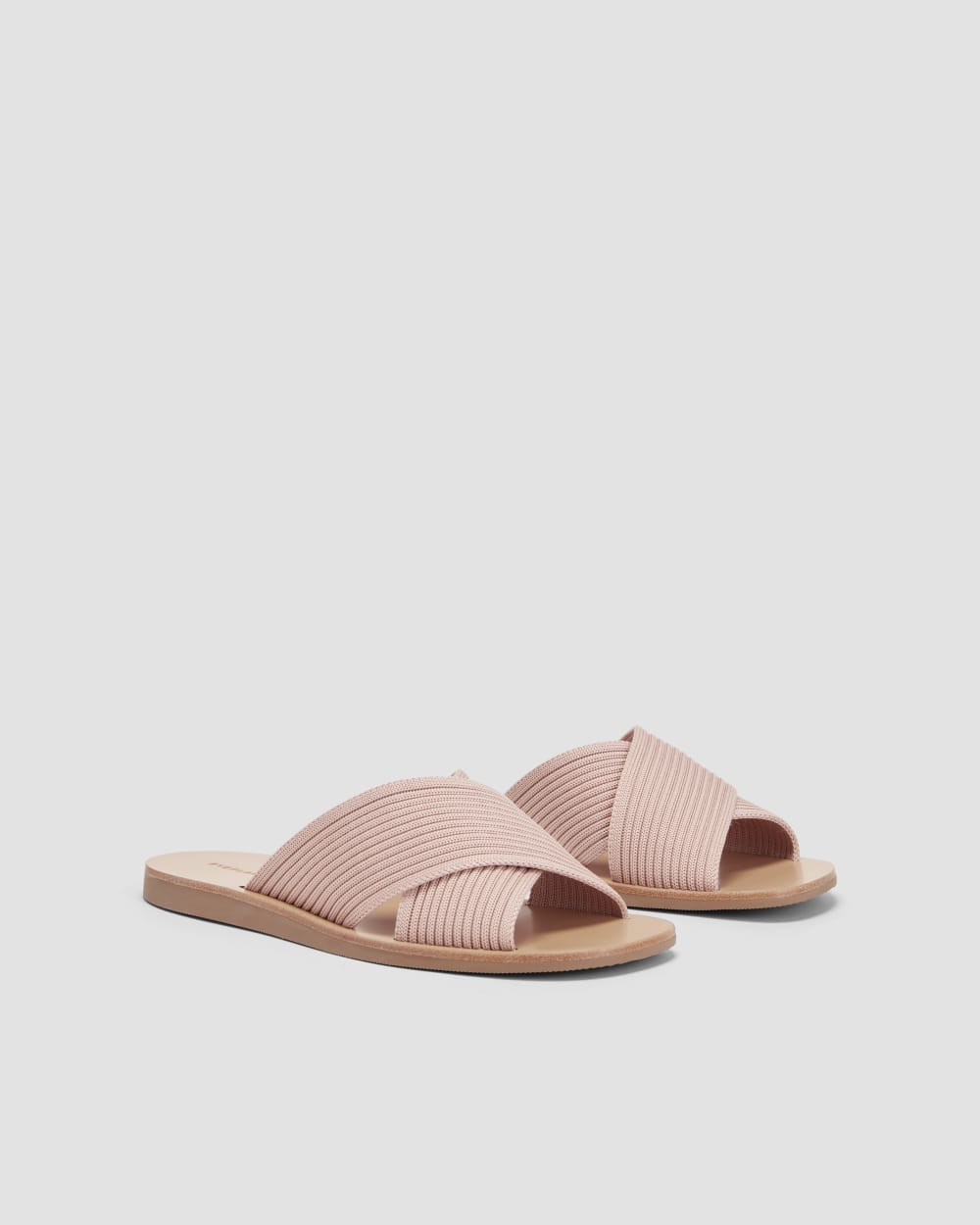 The Day Crossover Sandal | Pale Pink