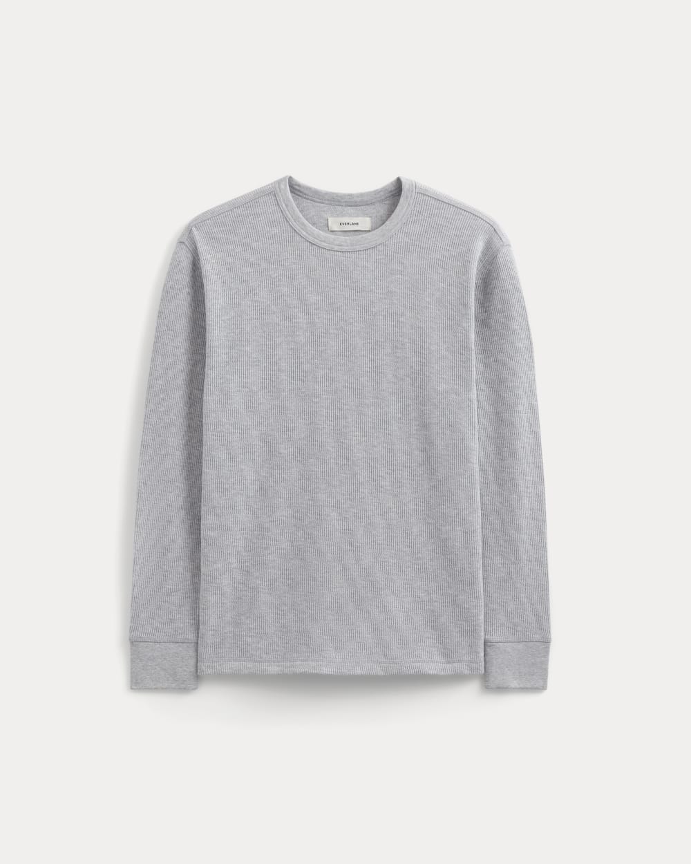 Thermal Crew in Cozy Waffle | Soft Heather Grey