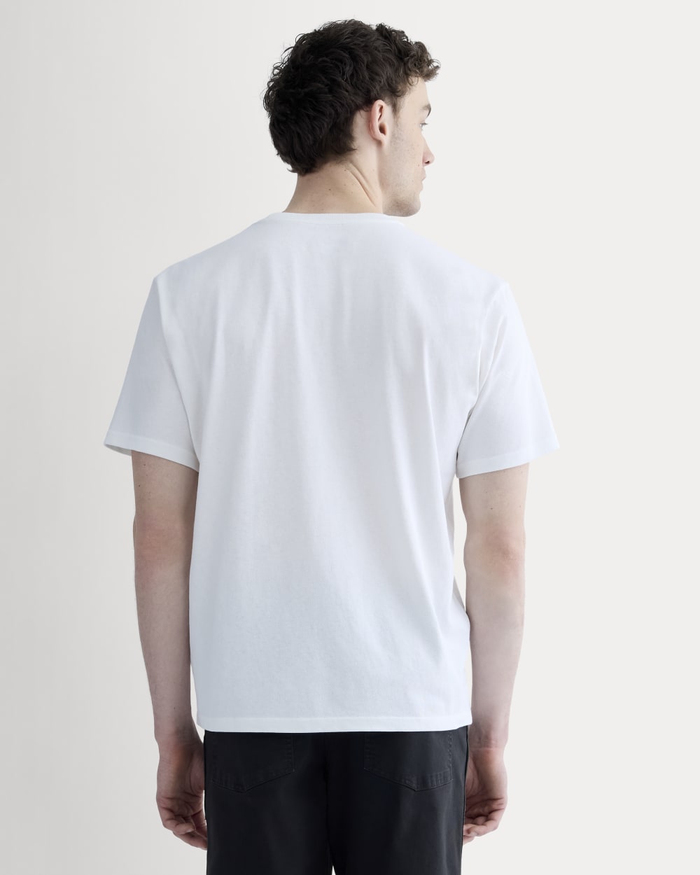 The Premium-Weight Relaxed Crew | Uniform | White