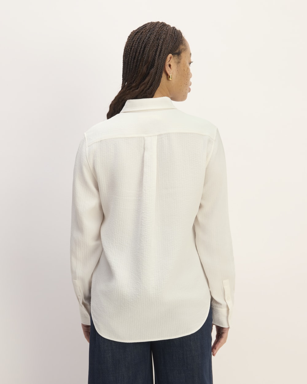 The City Stripe Relaxed Shirt | Bone