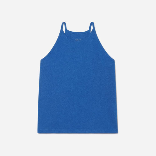 The Hemp Cutaway Tank | Deep Blue