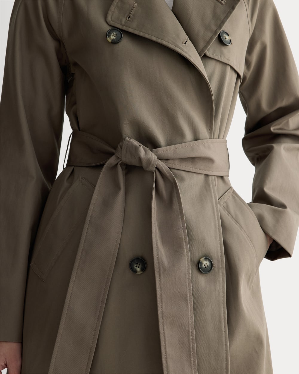The Modern Trench Coat | Deep Taupe