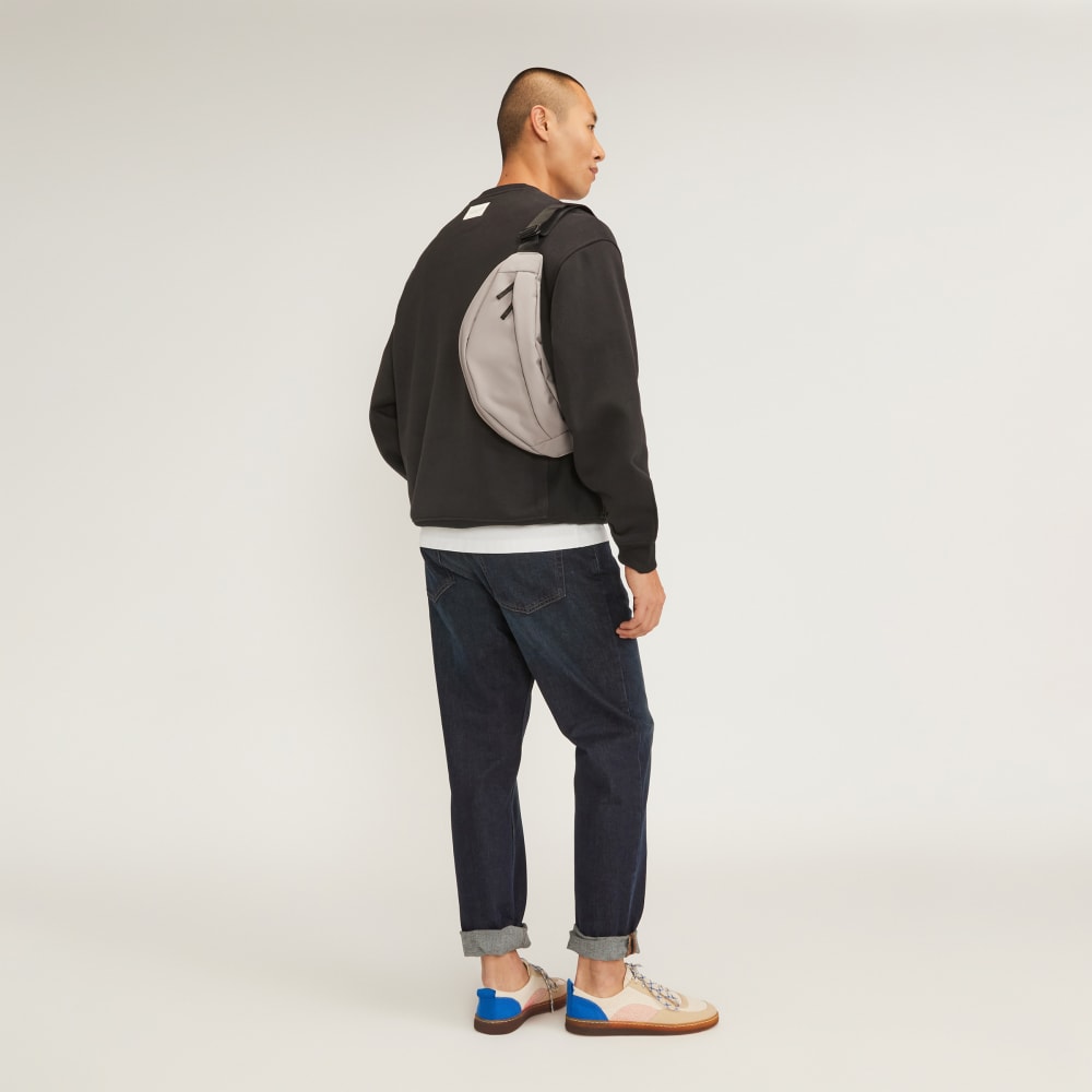 The Renew Transit Fanny Pack | Warm Quartz (with label)