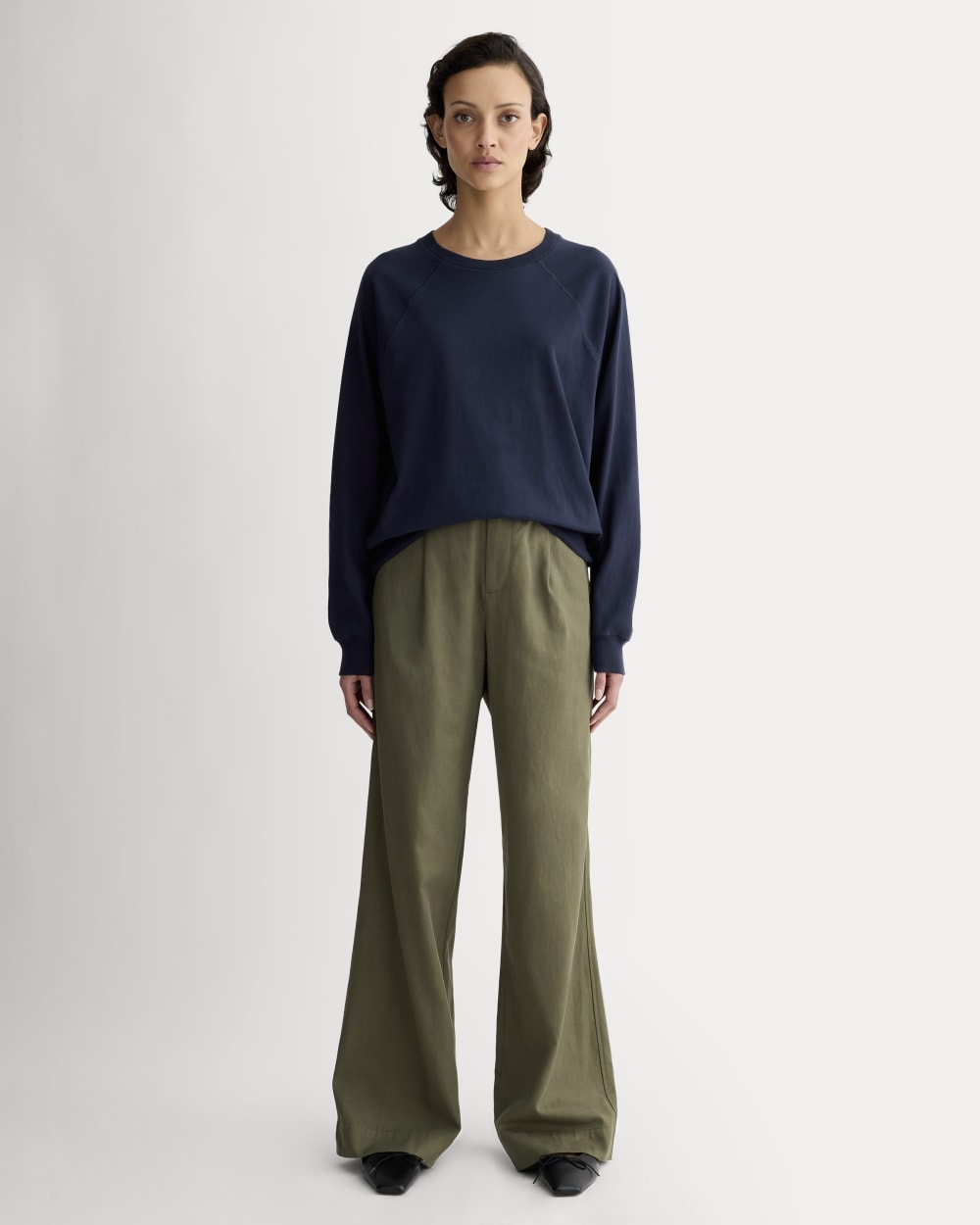 The Off-Duty Long-Sleeve Tee | Navy