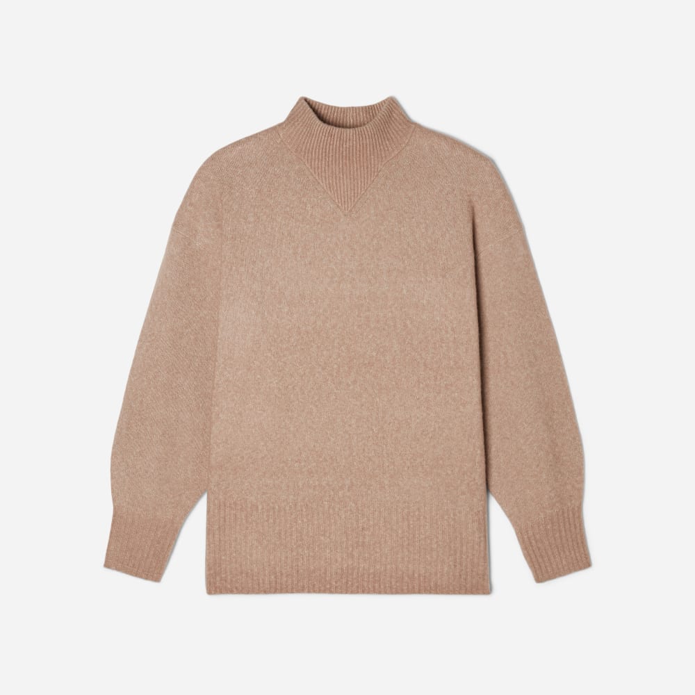The Cozy-Stretch Pullover | Taupe Grey