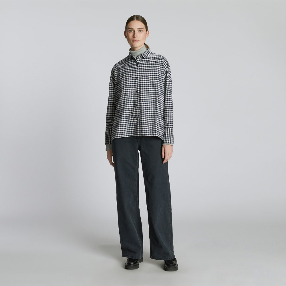 The Boxy Oxford | Ocean Cavern Plaid