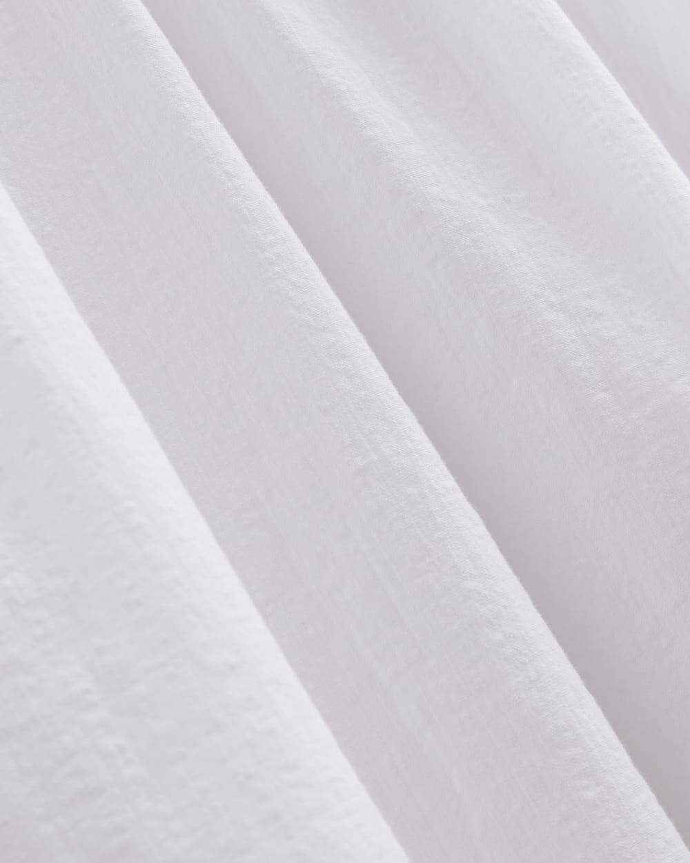 The Gauze Open-Back Dress | White