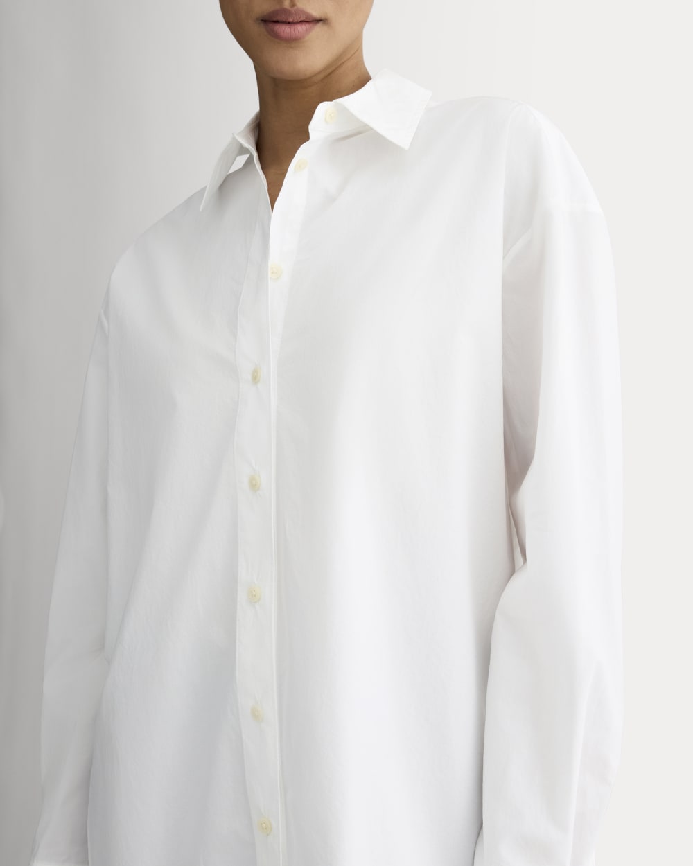 The Boyfriend Shirt in Ultrasoft Cotton | White