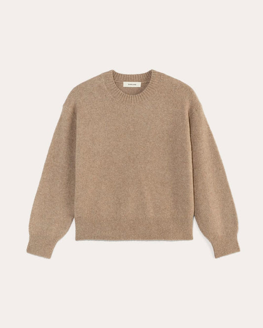 The Cocoon Crew in Plush Cotton | Heather Taupe