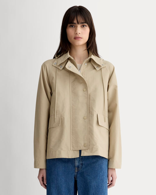 The Short Anorak | Trench Coat Khaki