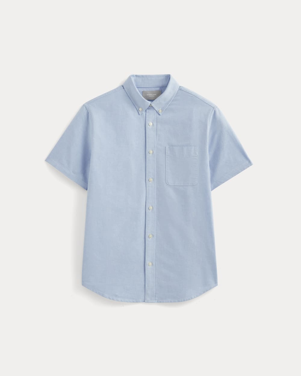 The Organic Short Sleeve Oxford Shirt | Light Blue