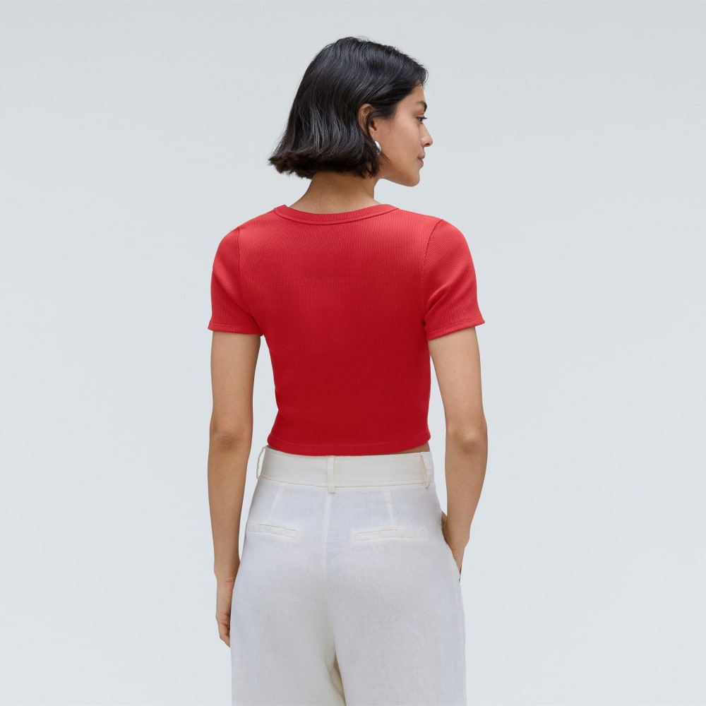 The ’90s Rib Tee | Ruby