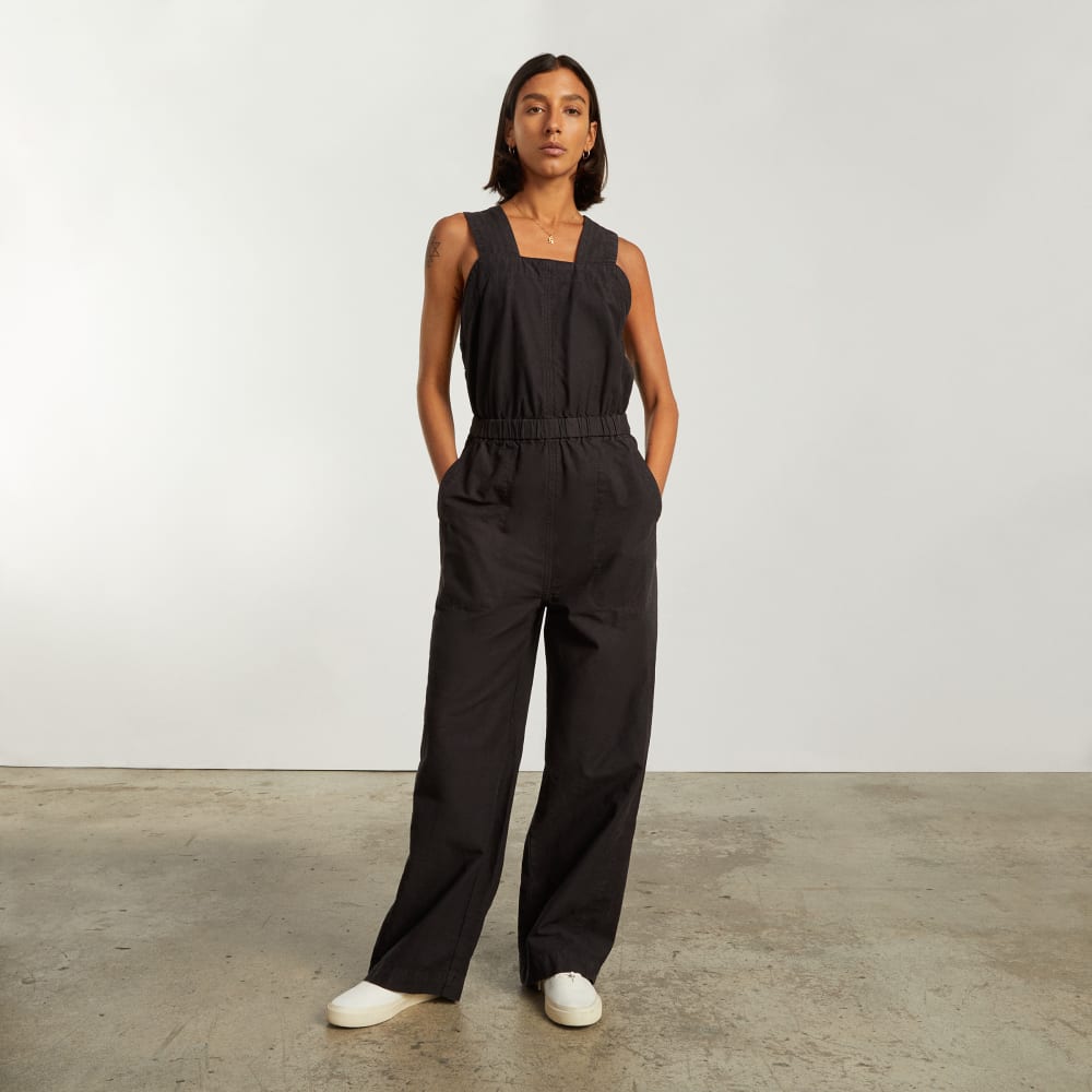The Fatigue Apron Jumpsuit | Black