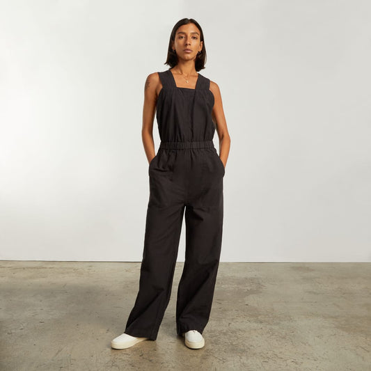 The Fatigue Apron Jumpsuit | Black