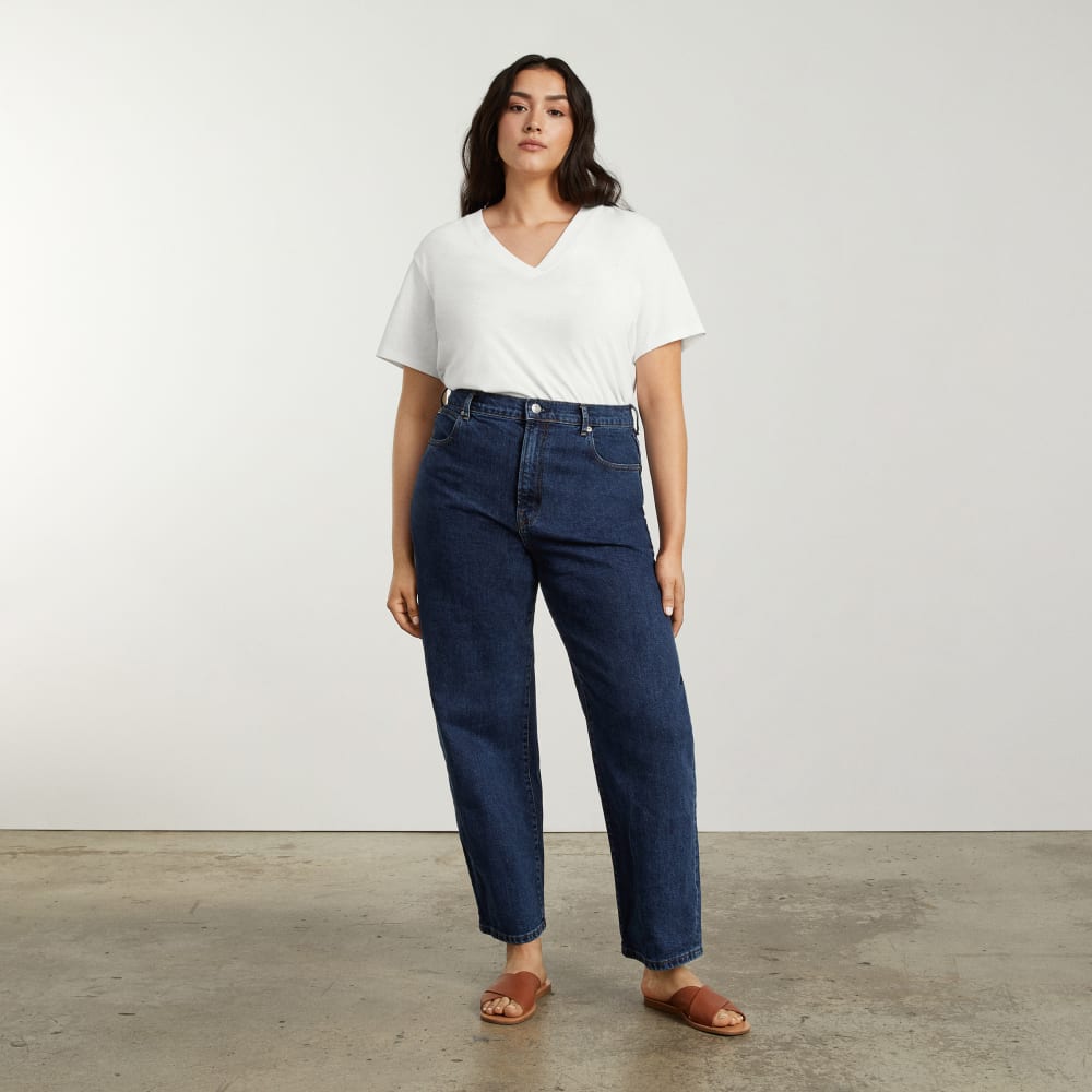 The Vintage V-Neck Hemp Tee | White