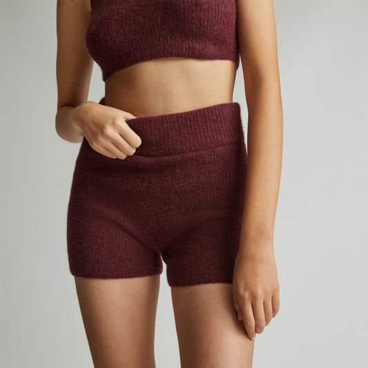 The Cozy-Stretch Short | Brandy