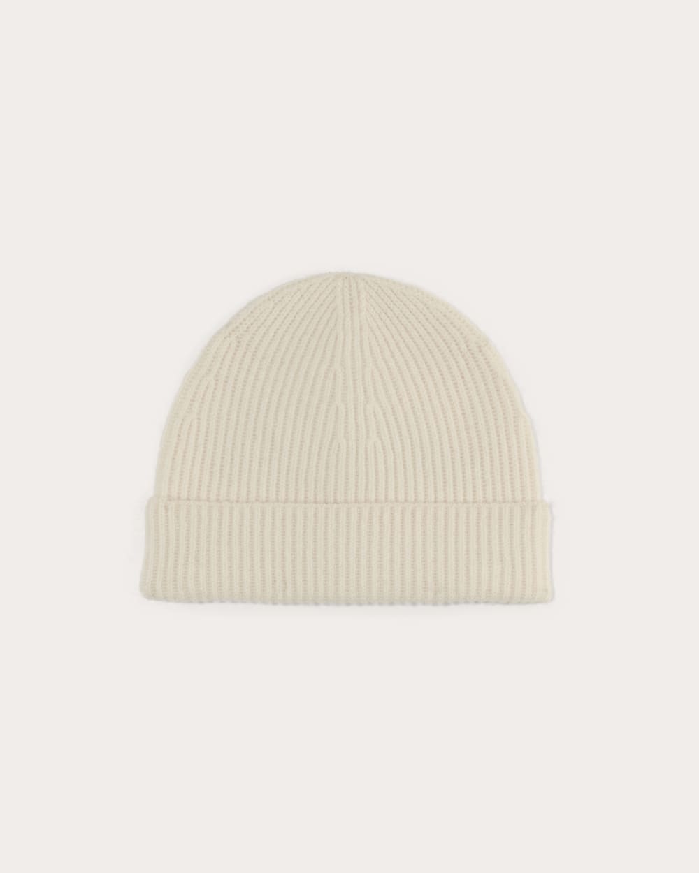 The Cashmere Ribbed Beanie | Bone