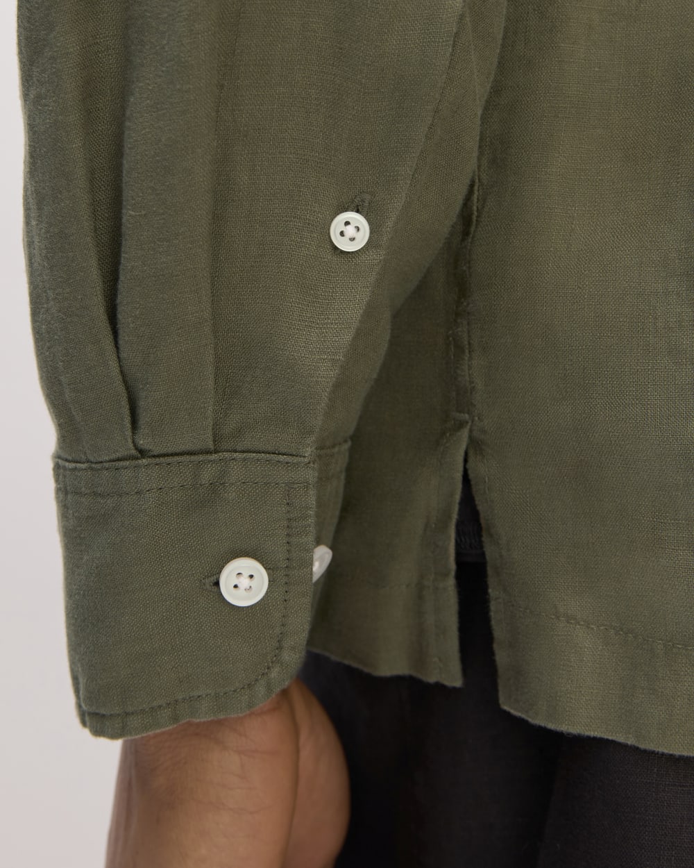 The Linen Straight Hem Shirt | Kalamata