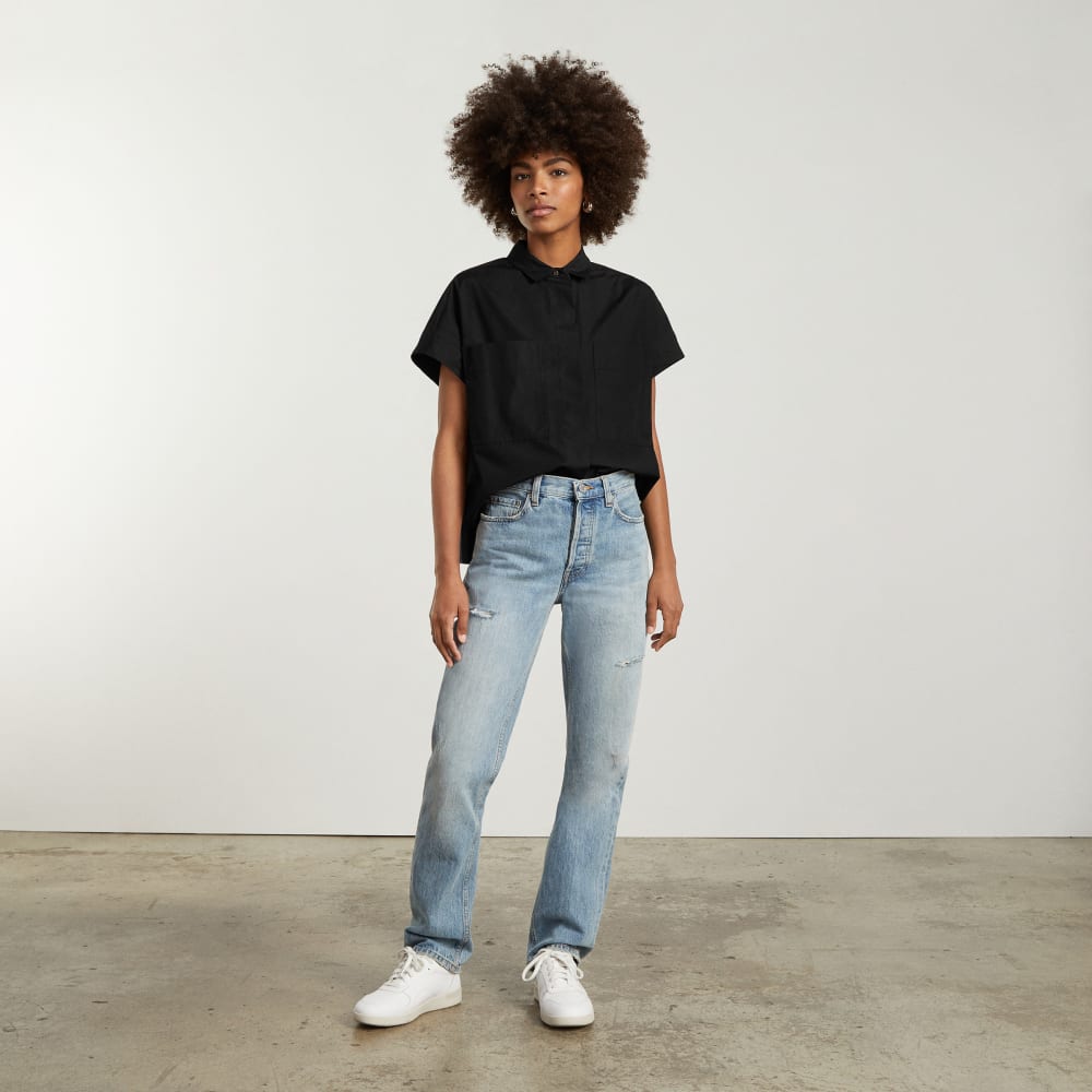 The Short-Sleeve Box Shirt | Black