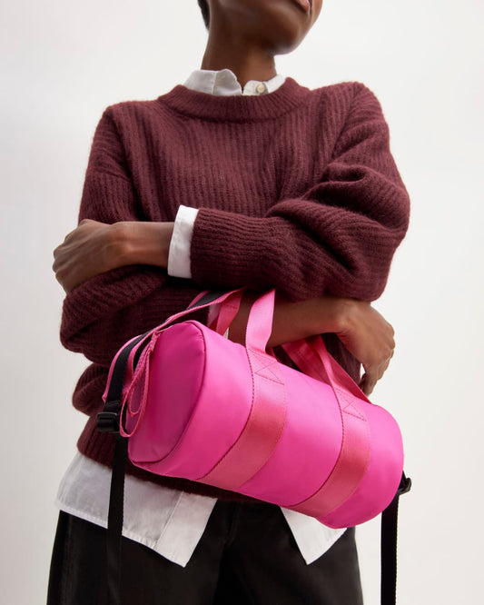 The Recycled Nylon Crossbody | Fuchsia Pink