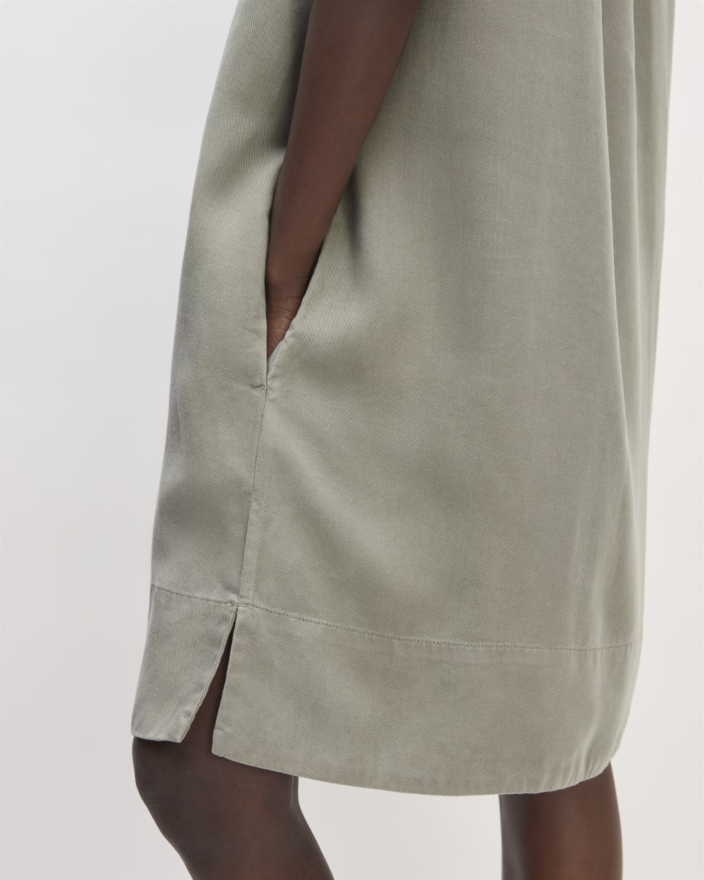 The TENCEL™ Easy Workwear Dress | Sage Green