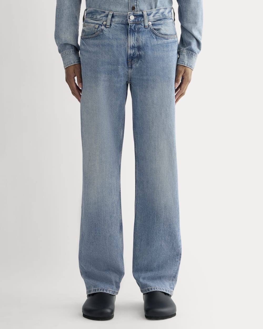 The '90s Loose Straight Jean | Light Indigo