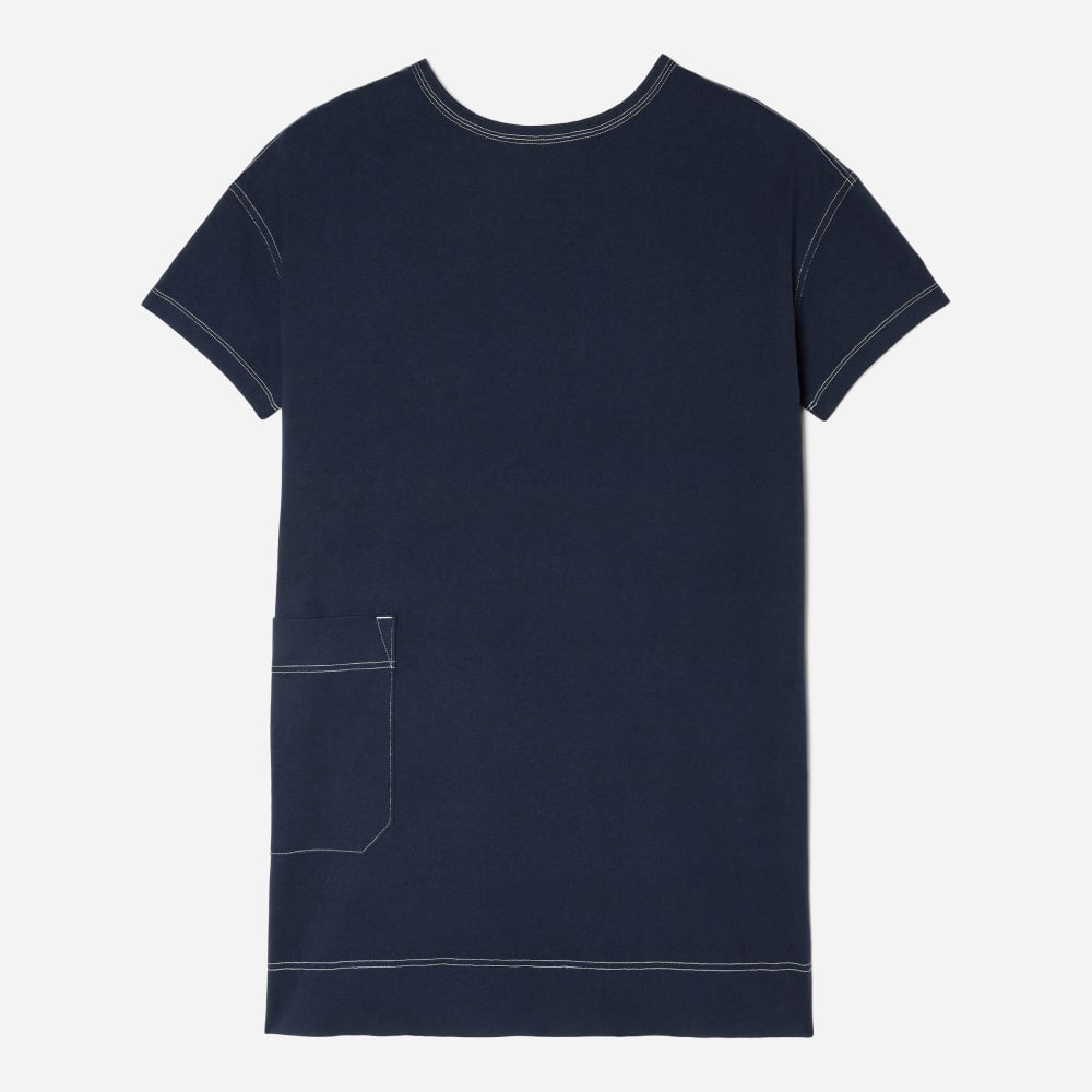 The Oversized Mariner Dress |  Navy / White