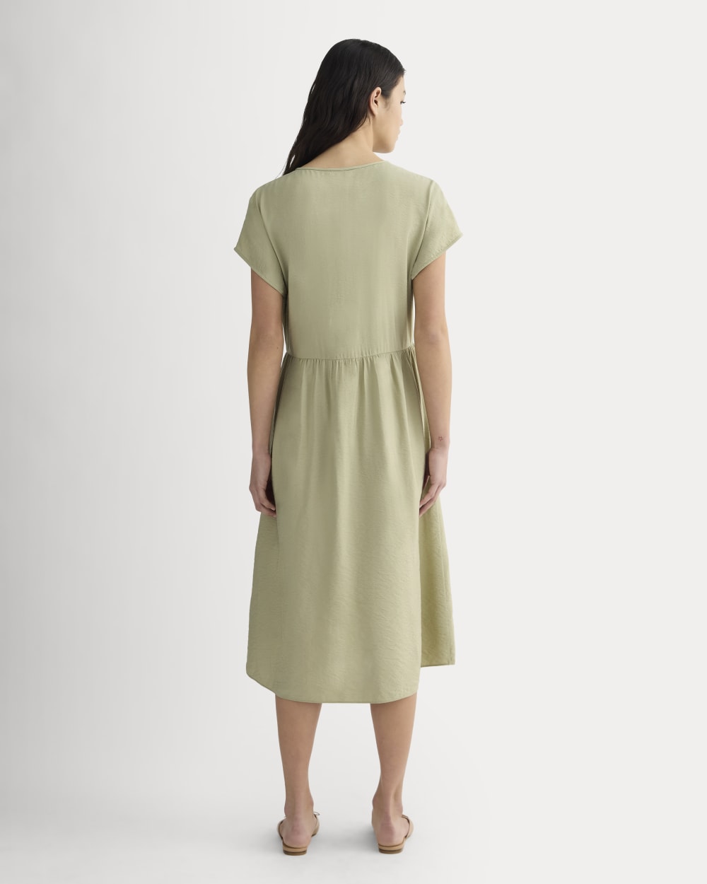 The Midi Dress in SoftLuxe | Eucalyptus