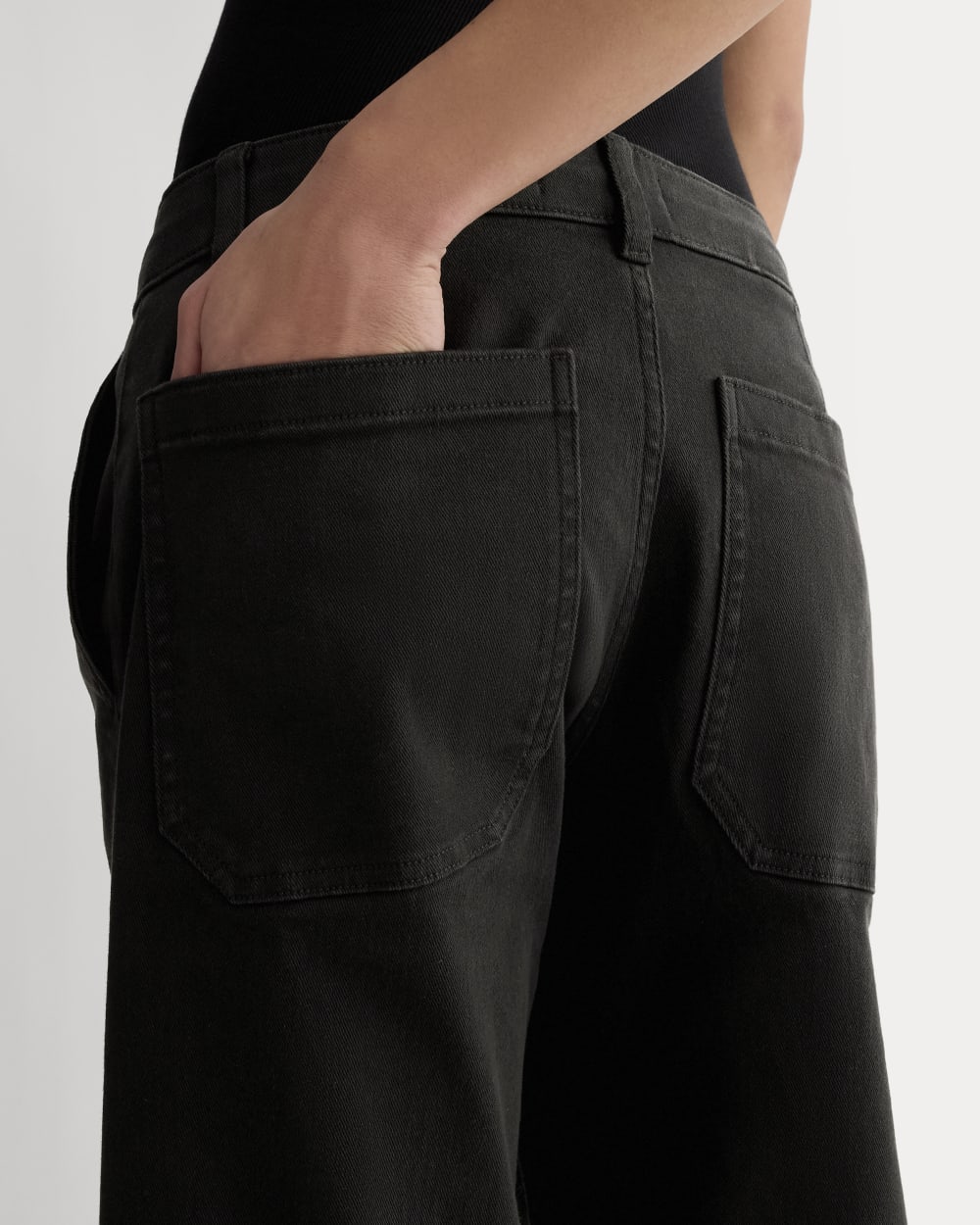The Utility Straight-Leg Pant | Black | 28.5 Inseam
