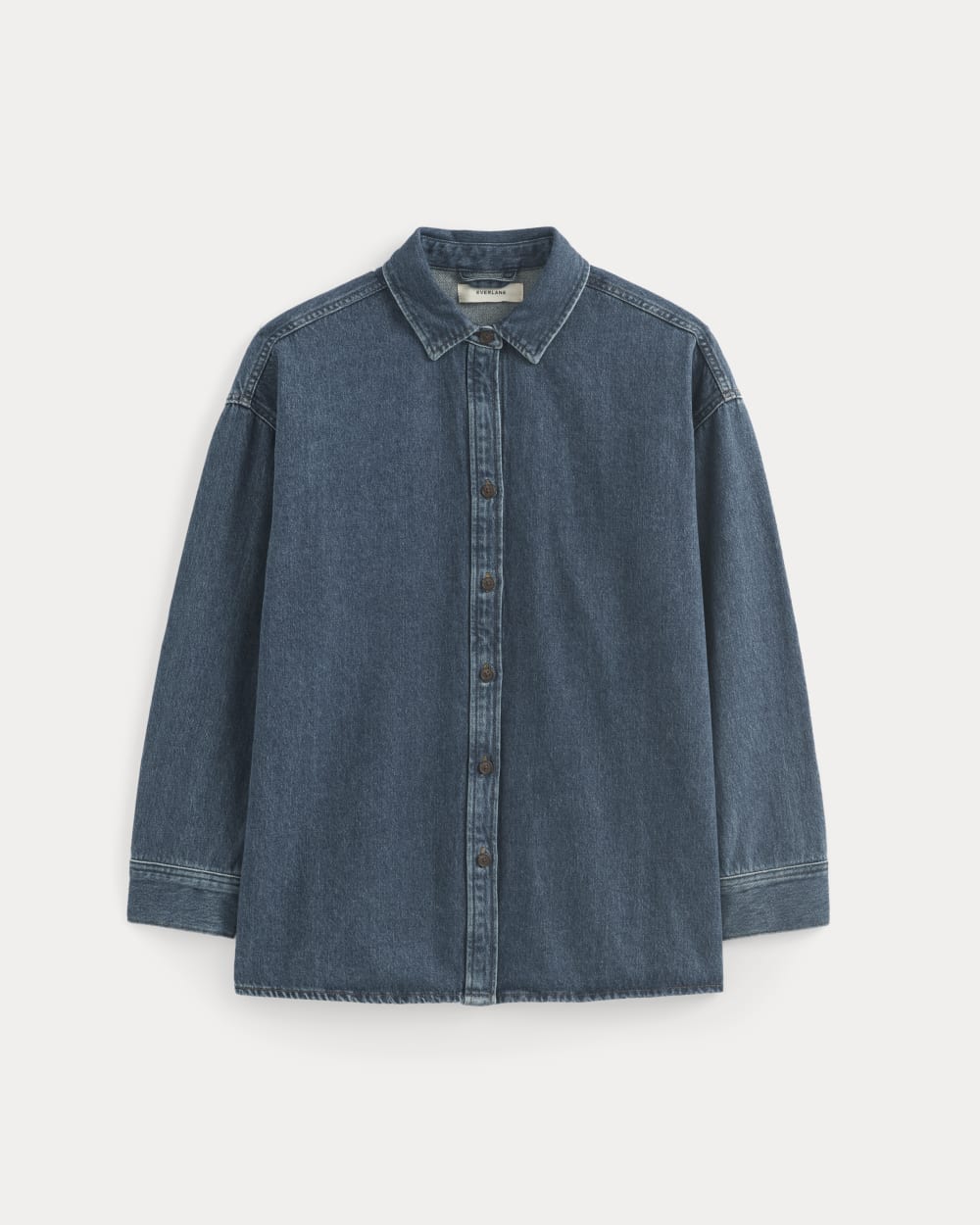 The Oversized Denim Shirt | Tungsten Blue Stone