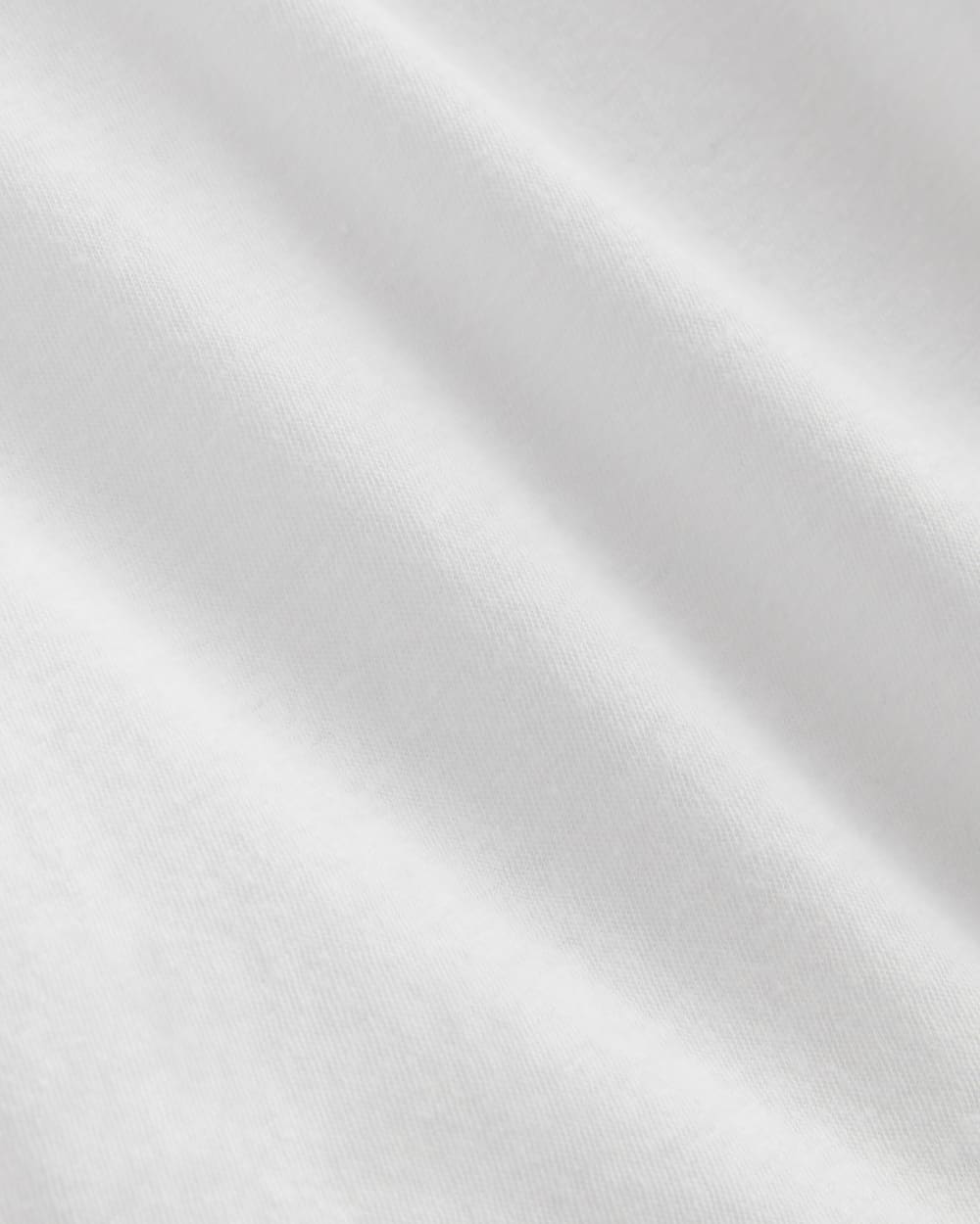 The Henley in Cotton Linen | White