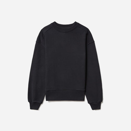 The Track Oversized Crew | Black