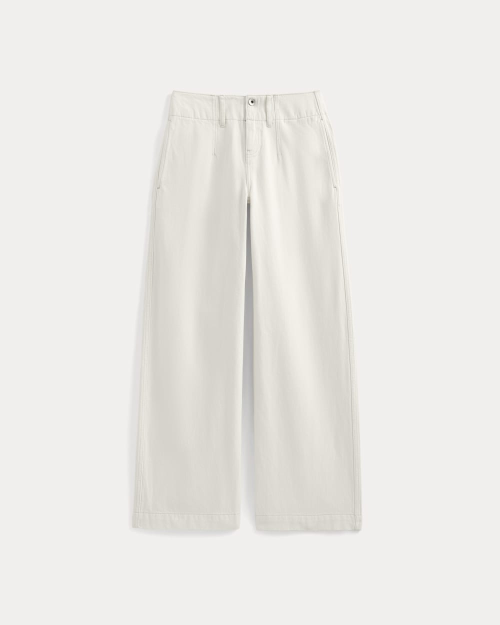 The Mid-Rise Trouser Jean | Ecru