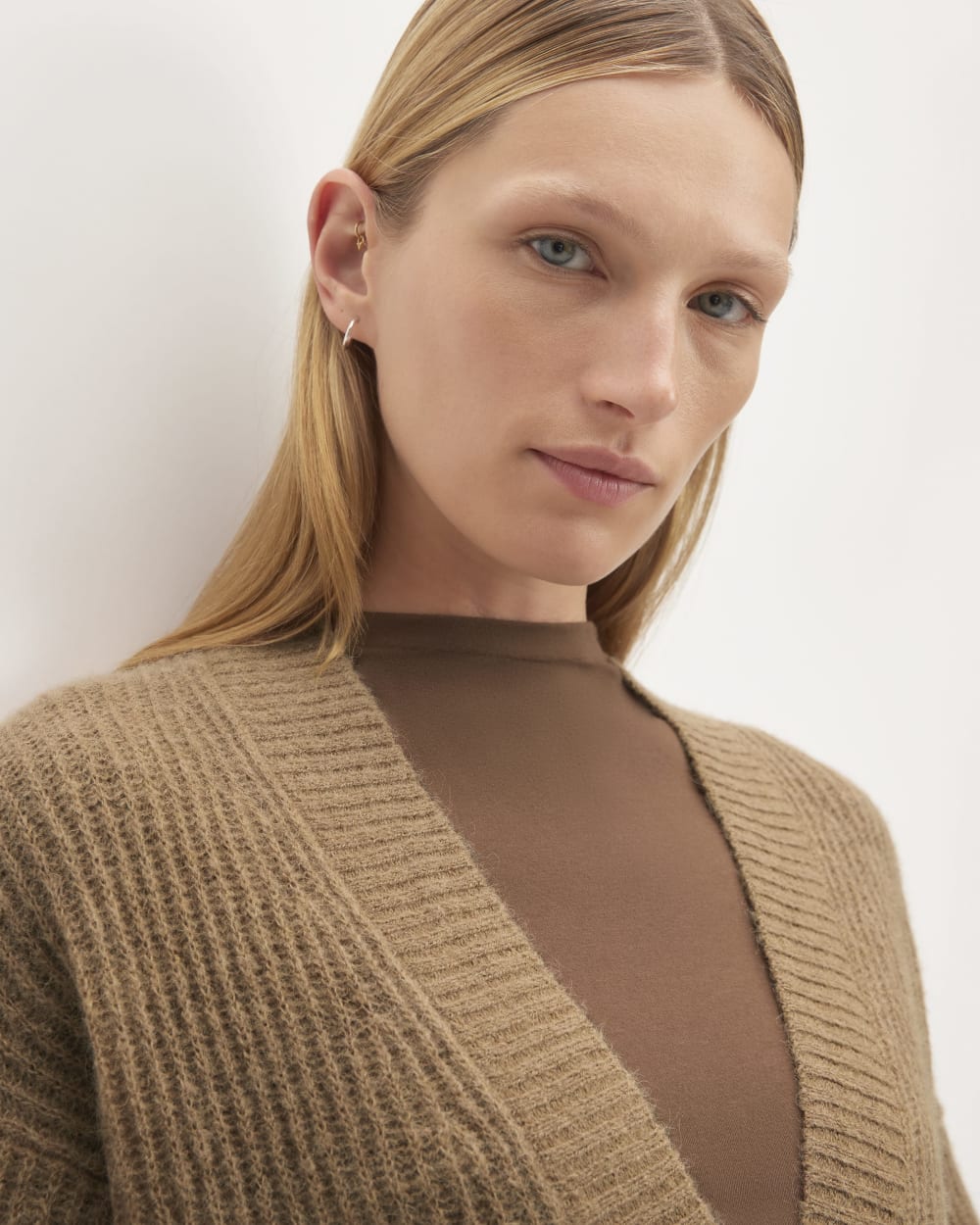 The Alpaca Oversized Cardigan | Tiger's Eye