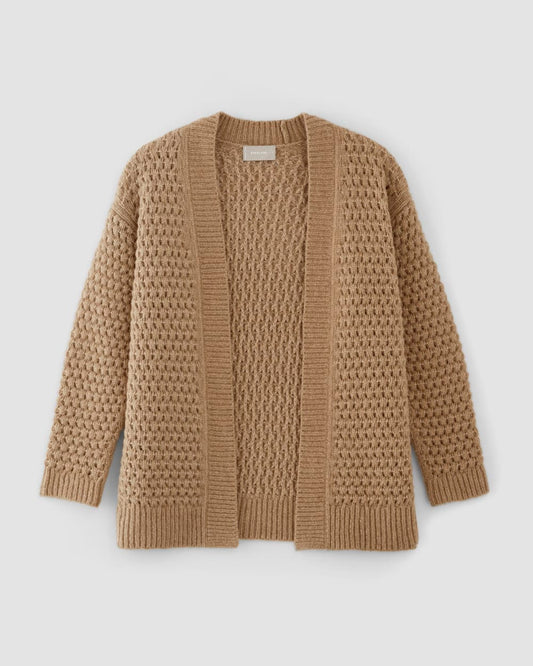 The Cloud Oversized Textured Cardigan | Tiger's Eye