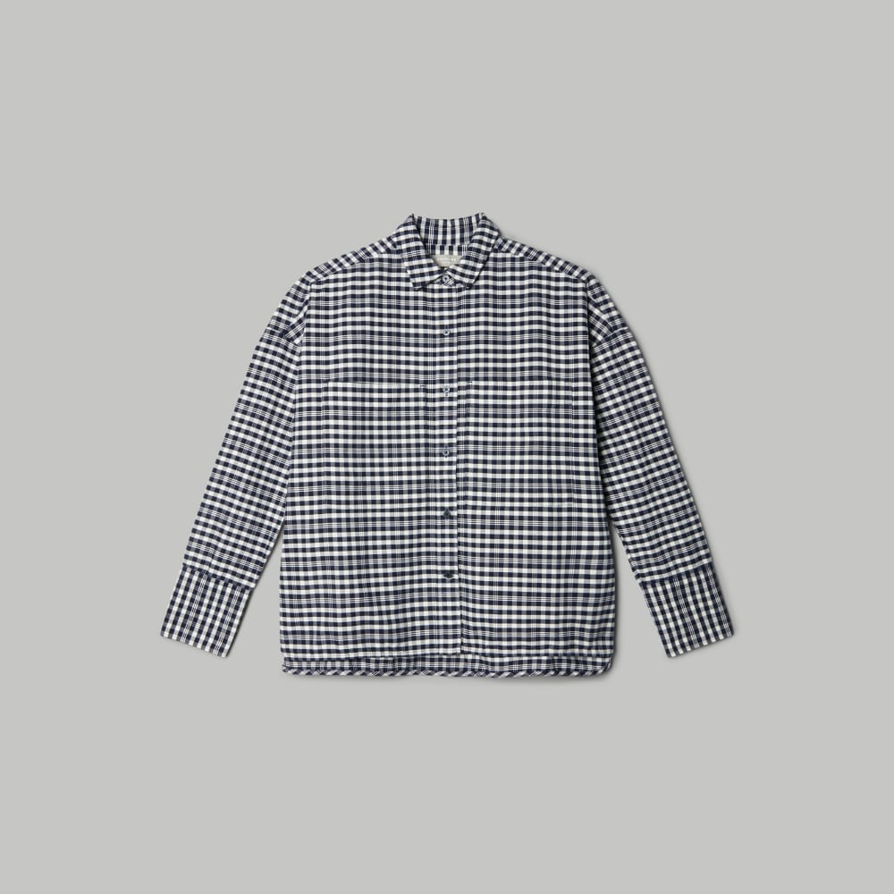 The Boxy Oxford | Ocean Cavern Plaid