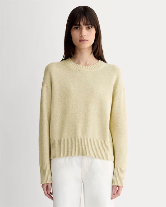 The Boxy Sweater in Everyday Cotton | Mojave Desert / Natural