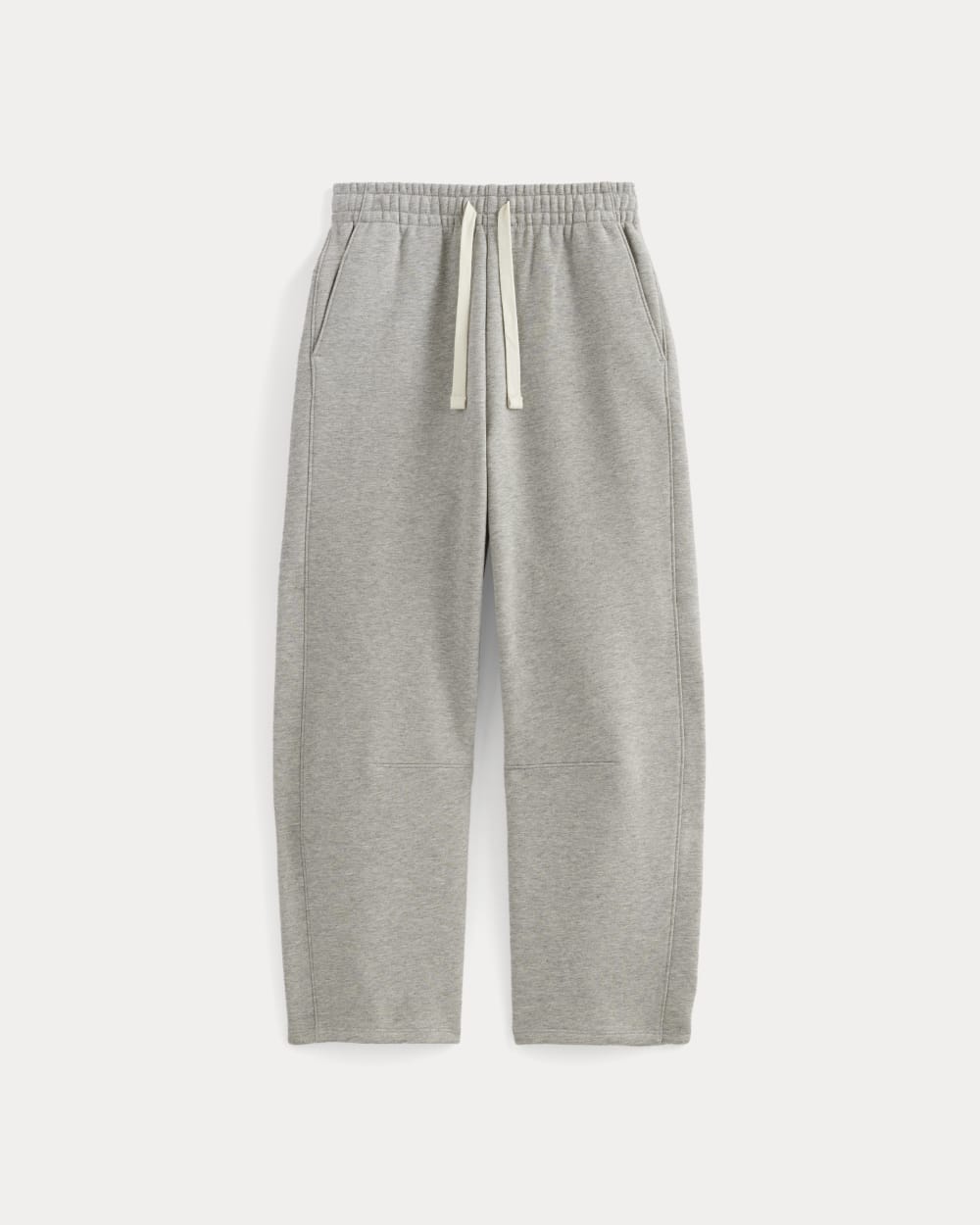 Luxe Fleece Barrel Sweatpant | Heathered Grey