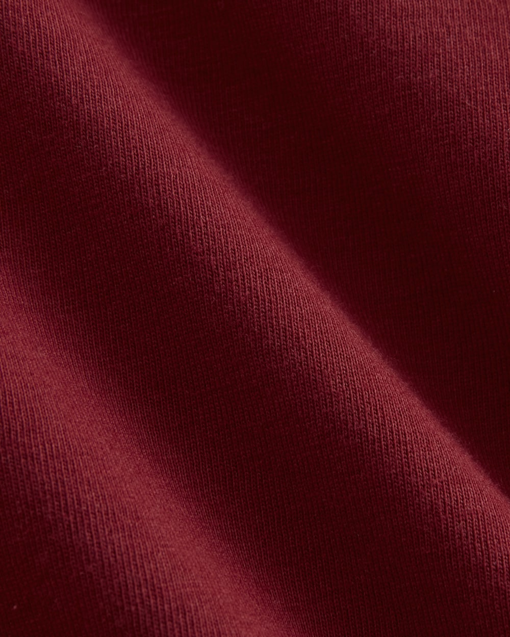 The Box-Cut Tee in Essential Cotton | Merlot | Pocket